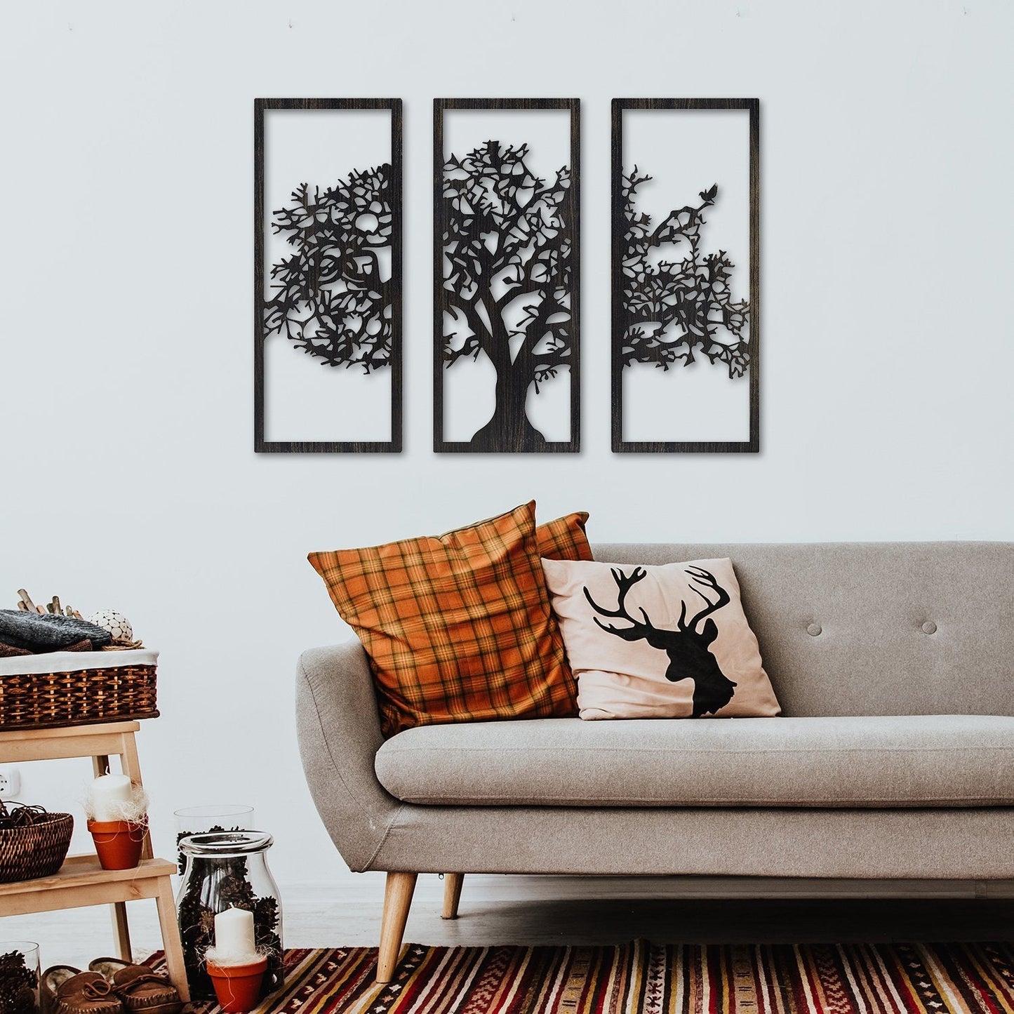 Percea Metal Wall Art, Set of 3 Pieces