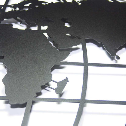 Geoit Metal World Map Wall Art