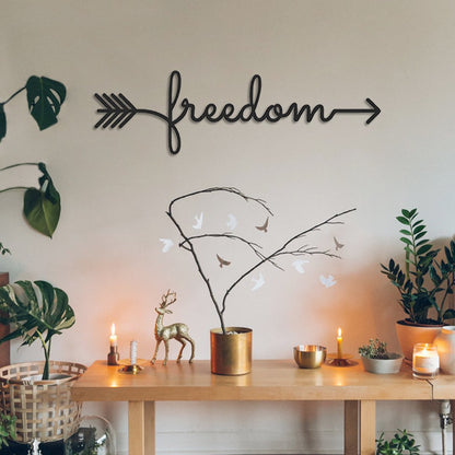 Freedom Metal Wall Art