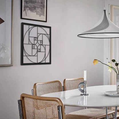 Golden Ratio Metal Wall Art