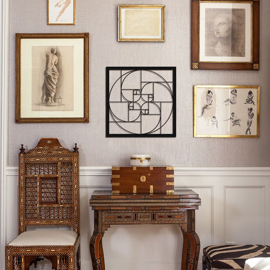 Golden Ratio Metal Wall Art