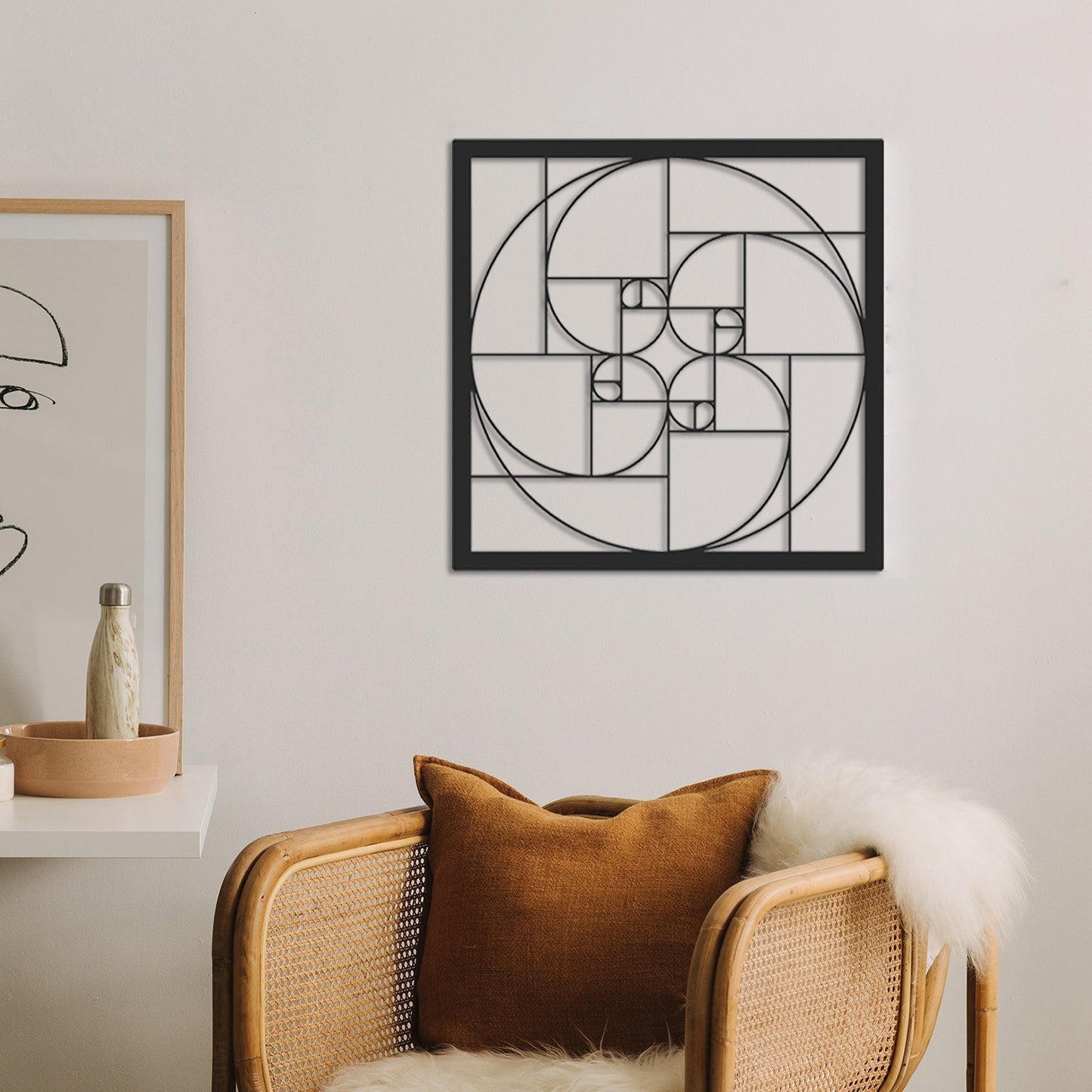 Golden Ratio Metal Wall Art