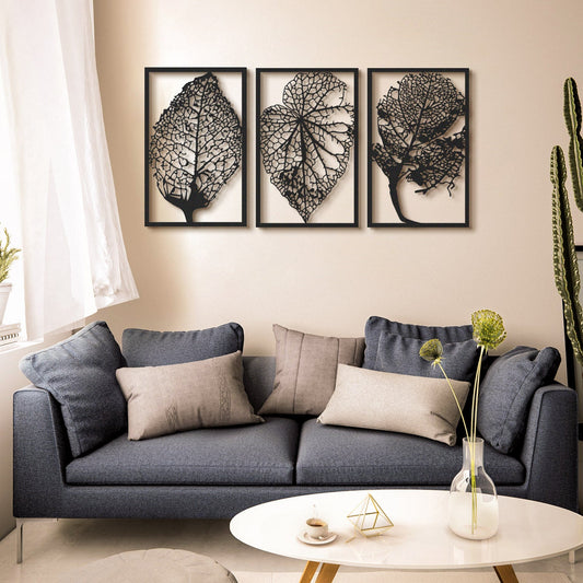 Autumn Metal Wall Art, Set of 3 Pieces