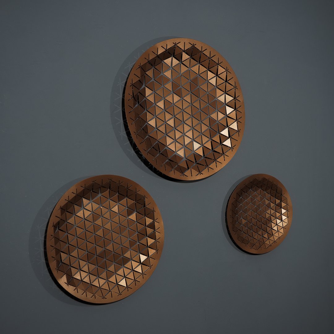 Luminous Circle Metal Table and Wall Decoration - APH140