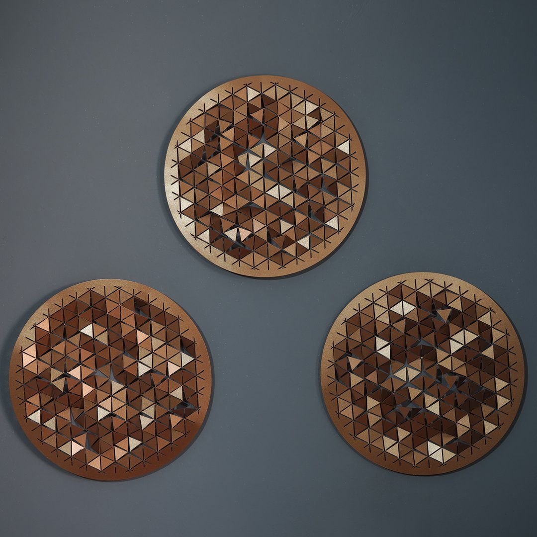Luminous Circle Metal Table and Wall Decoration - APH140