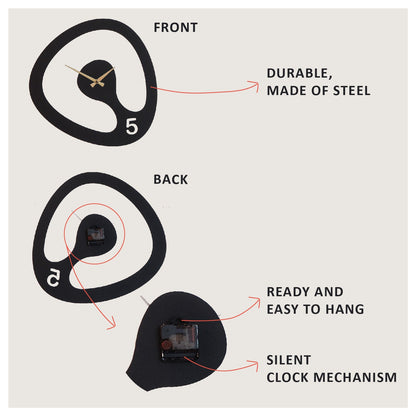 Amorph Metal Wall Clock