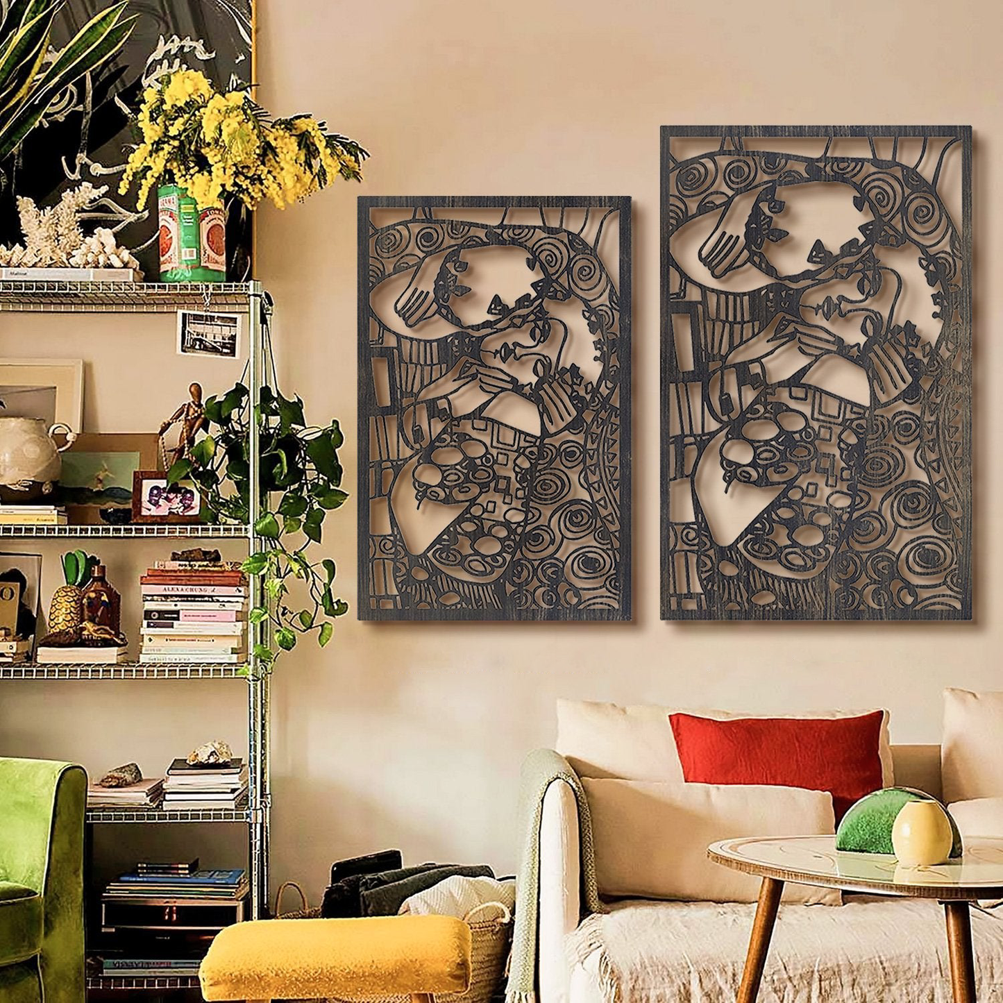Klimt Metal Wall Art