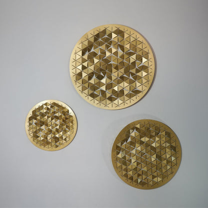 Luminous Circle Metal Table and Wall Decoration - APH140