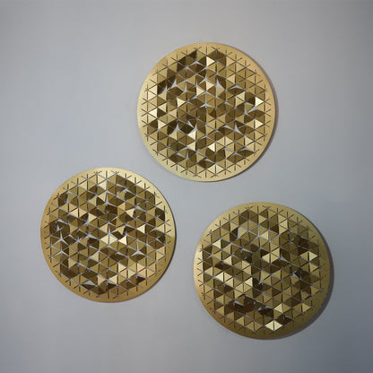 Luminous Circle Metal Table and Wall Decoration - APH140