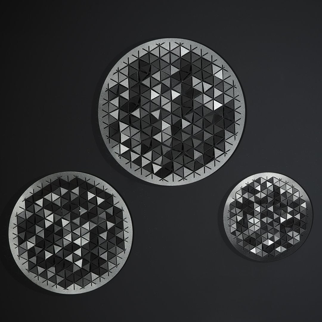 Luminous Circle Metal Table and Wall Decoration - APH140