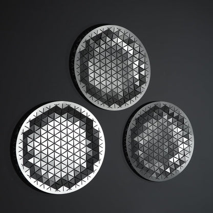 Luminous Circle Metal Table and Wall Decoration - APH140
