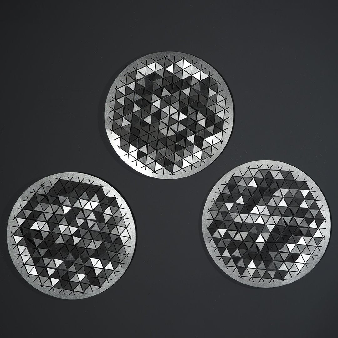 Luminous Circle Metal Table and Wall Decoration - APH140