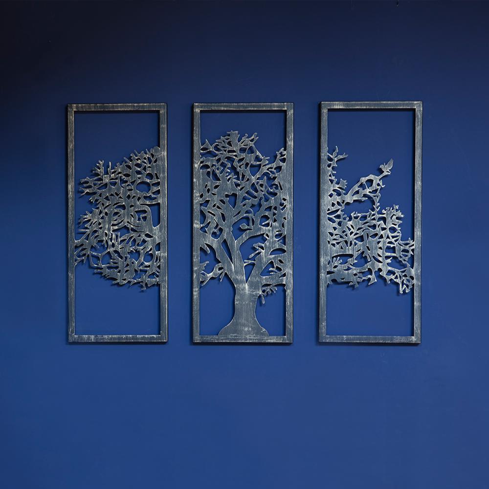 Percea Metal Wall Art, Set of 3 Pieces
