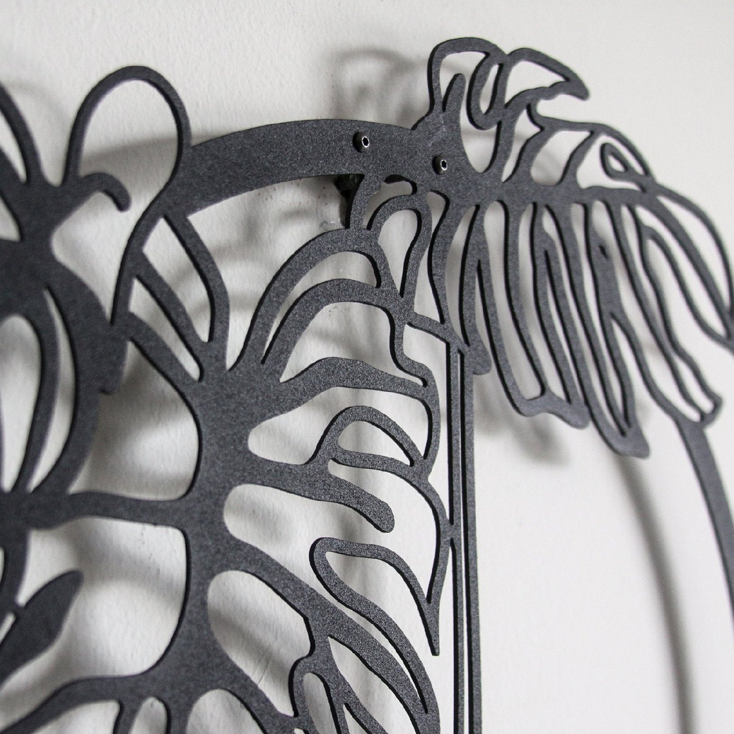 Monstera Deliciosa Leaf Metal Wall Art
