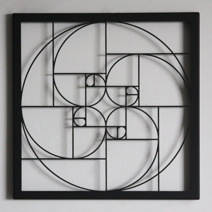 Golden Ratio Metal Wall Art