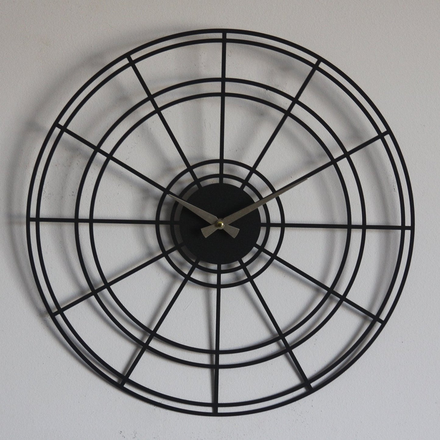 Chronometry Metal Wall Clock
