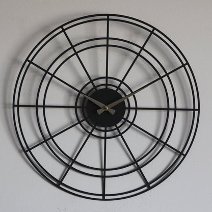 Chronometry Metal Wall Clock