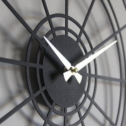 Chronometry Metal Wall Clock