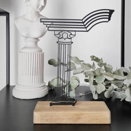 Ancient Column Shelf Decor