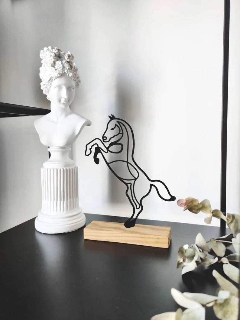 Horse Shelf Decor