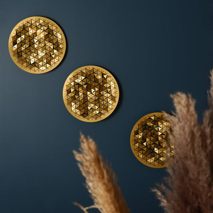 Luminous Circle Metal Table and Wall Decoration - APH140