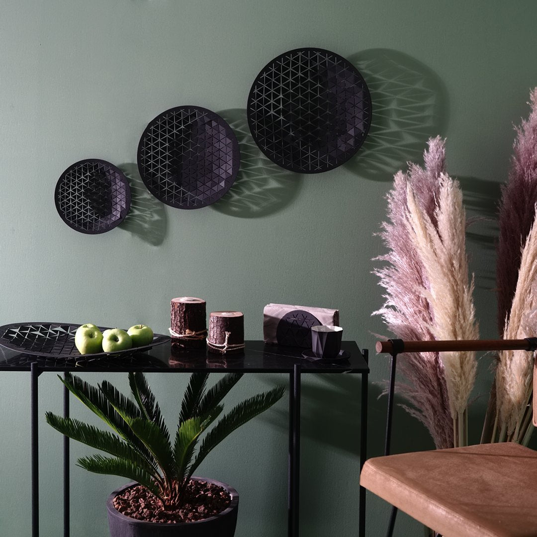 Luminous Circle Metal Table and Wall Decoration - APH140