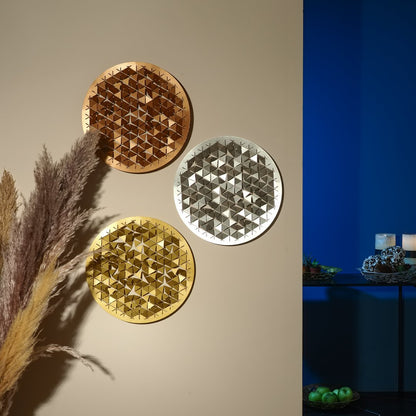 Luminous Circle Metal Table and Wall Decoration - APH140
