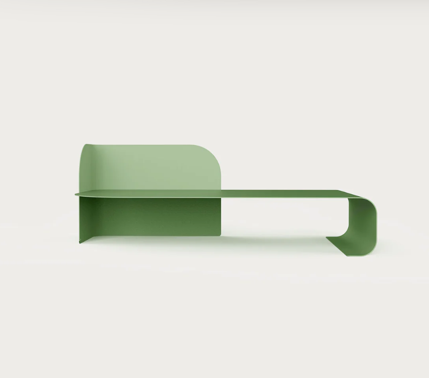 Office Tabletop Monitor Stand - Desk Riser & Storage | Workspace Organizer | Olive and Gray