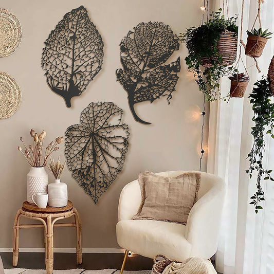 Autumn Metal Wall Art, Set of 3 Pieces