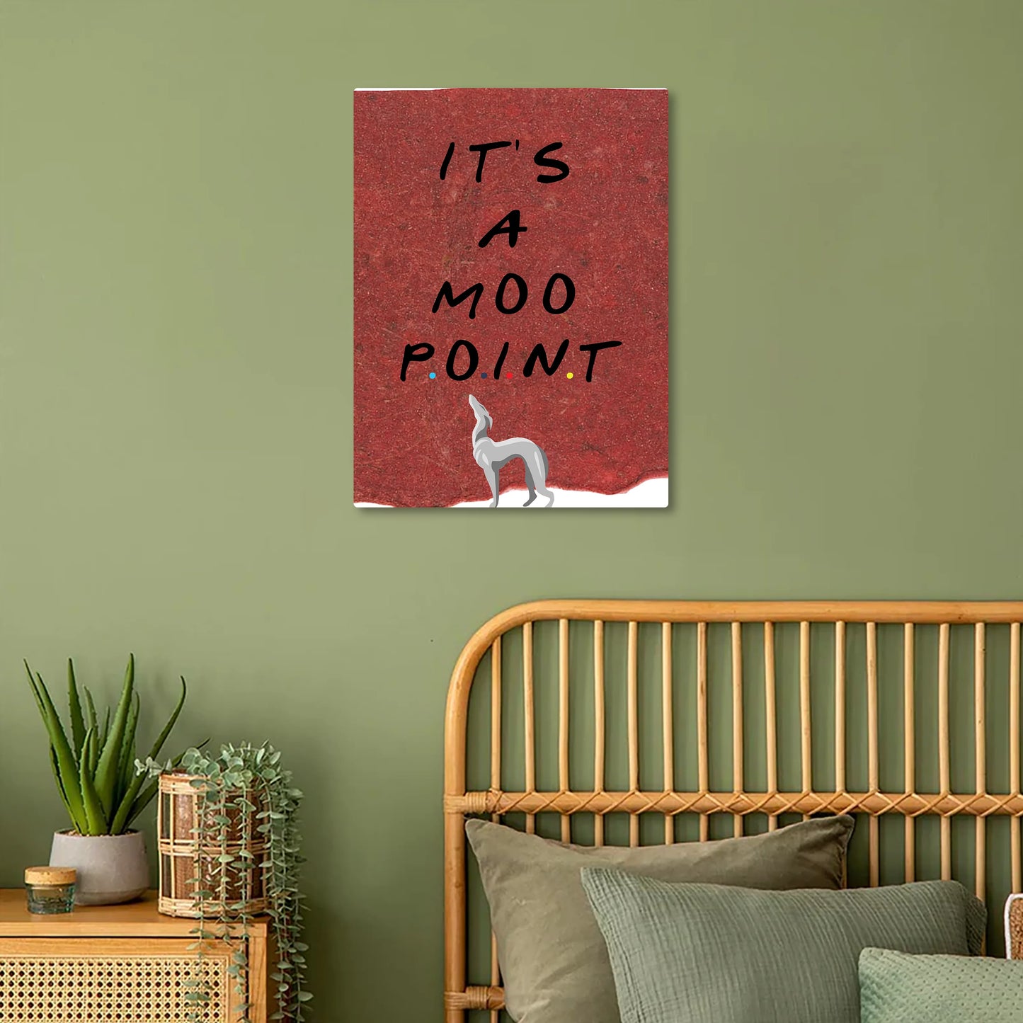 It's a Moo Point Metal Poster