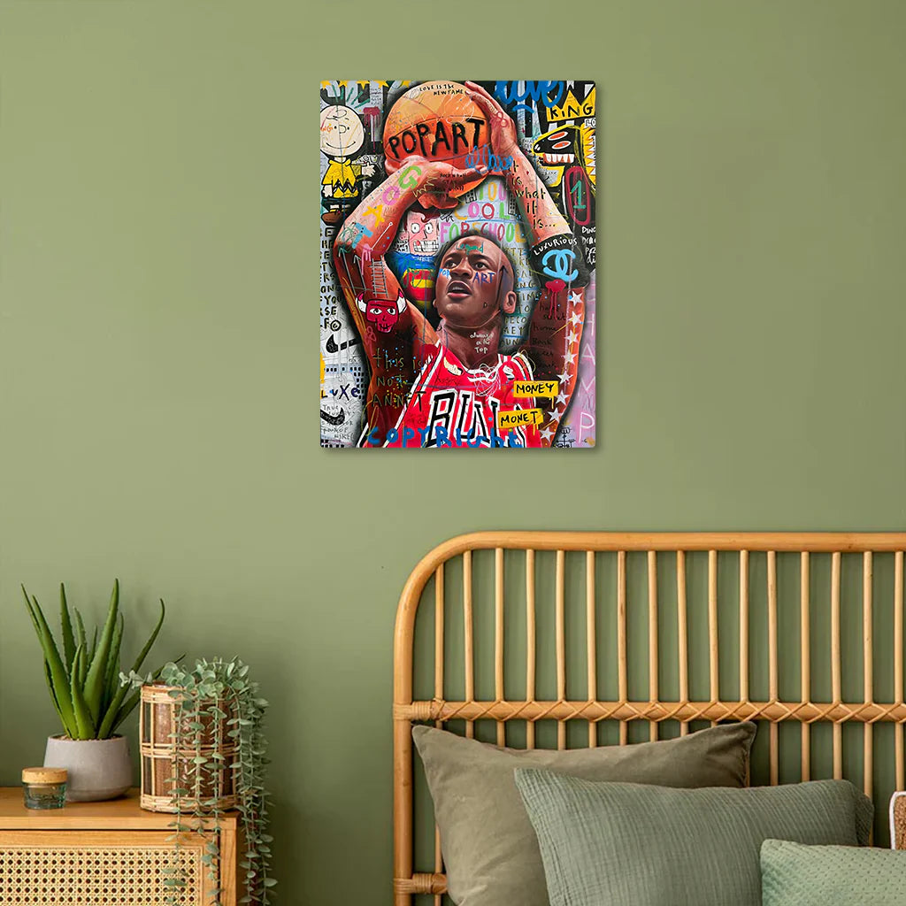 Michael Jordon: Legend in Pop Metal Poster