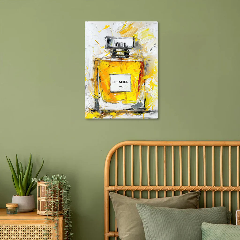 Luxury in Layers: Chanel N°5 Metal Poster