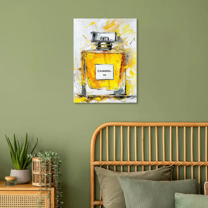 Luxury in Layers: Chanel N°5 Metal Poster