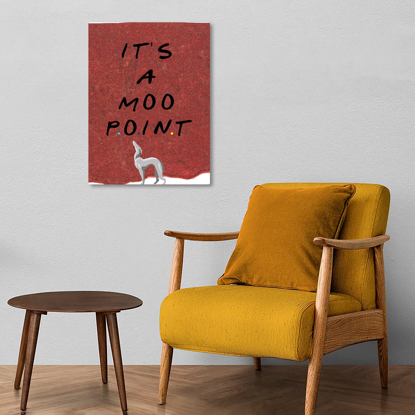 It's a Moo Point Metal Poster