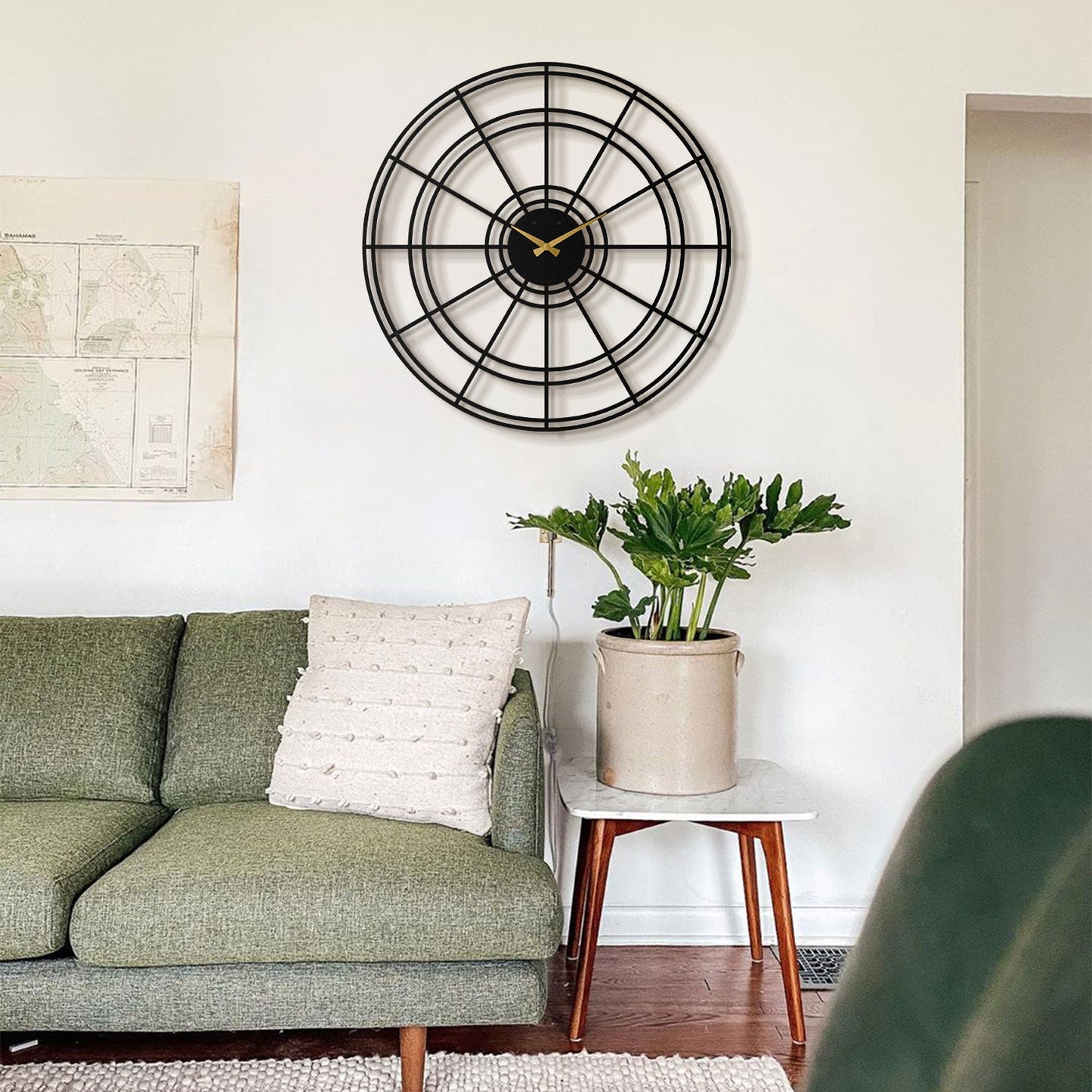 Chronometry Metal Wall Clock