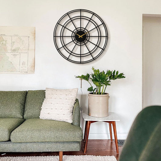 Chronometry Metal Wall Clock