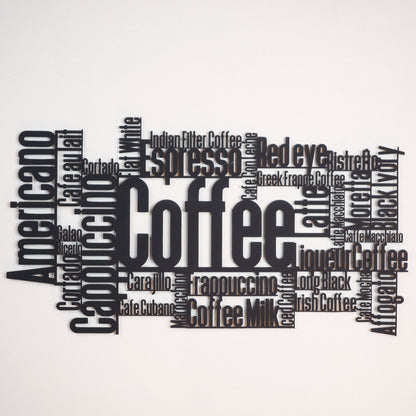Coffee Metal Wall Art