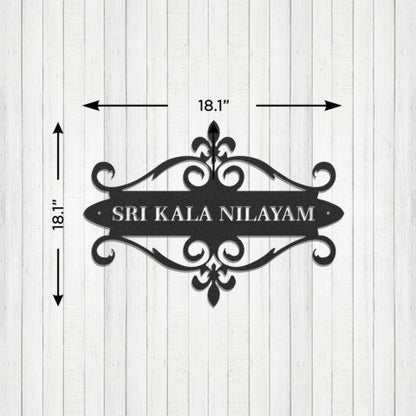Custom Family Name Metal Sign