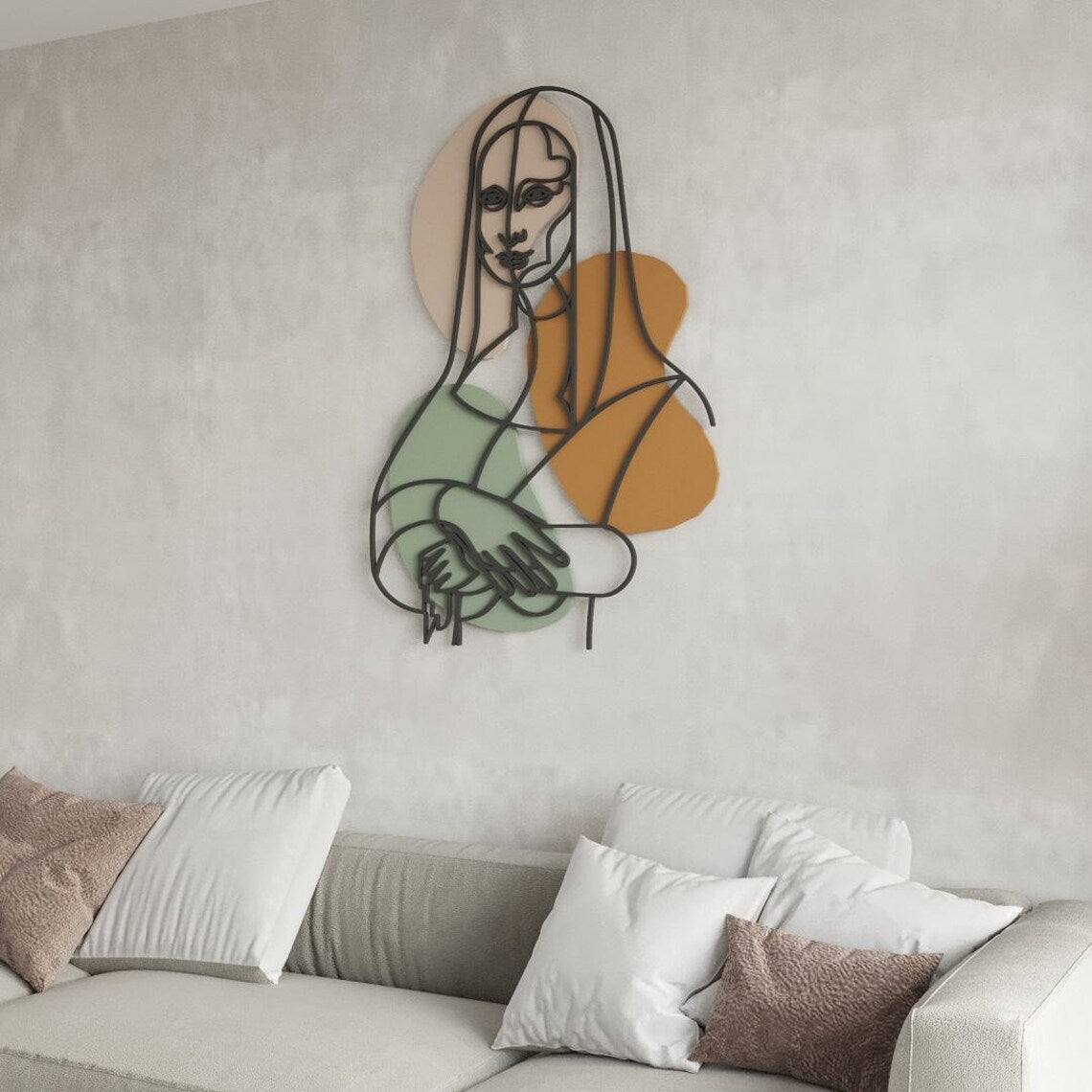 Mona Lisa Metal Wall Art
