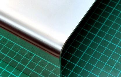 Folded Edge – Polished Stainless Steel Table