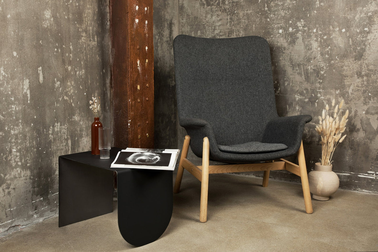 The Asymmetry – Metal Side Table