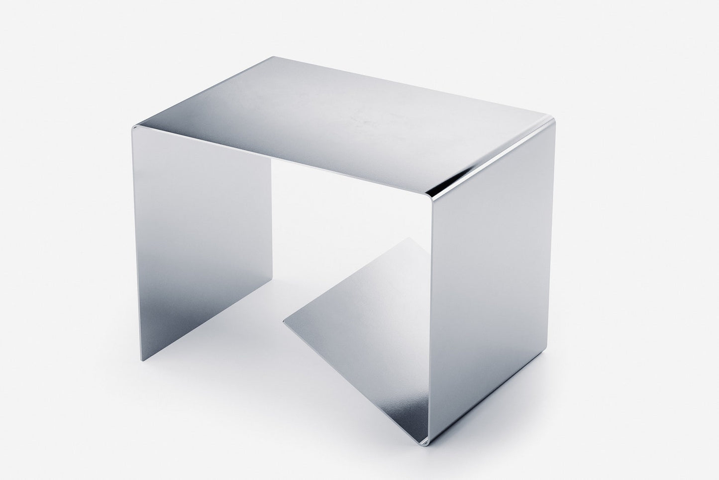 Folded Edge – Polished Stainless Steel Table