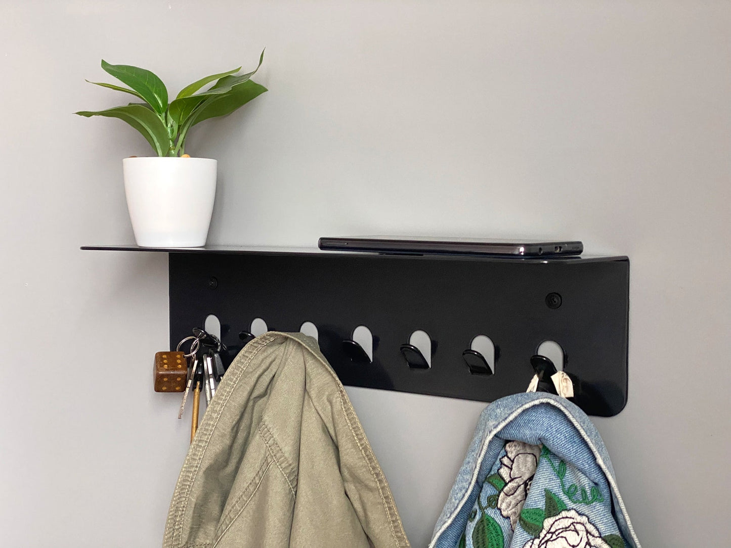 Wall key holder, Entryway Organizer
