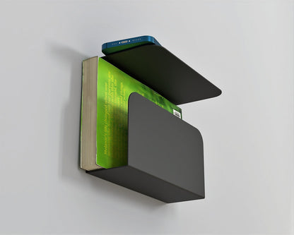 Floating Nightstand with Bookshelf