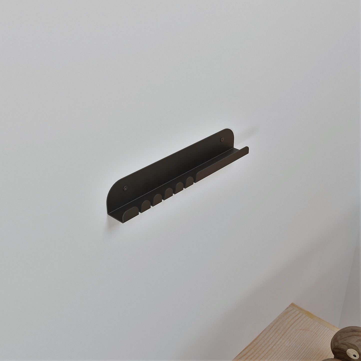 Modern Entryway Shelf with Hooks
