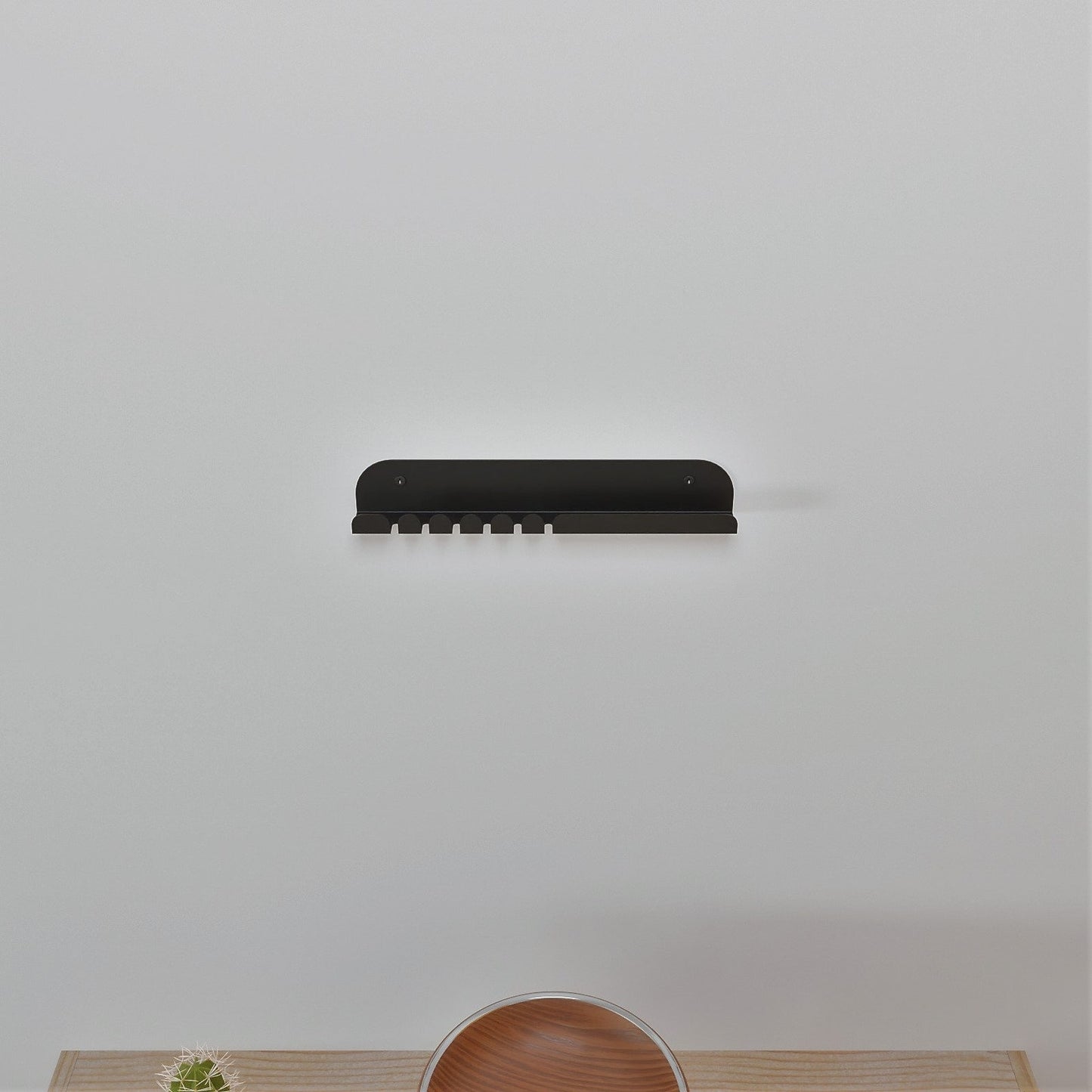 Modern Entryway Shelf with Hooks