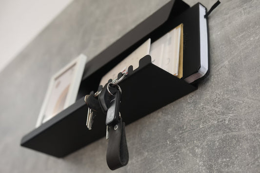 Unique wall mounted keys holder Industrial mail