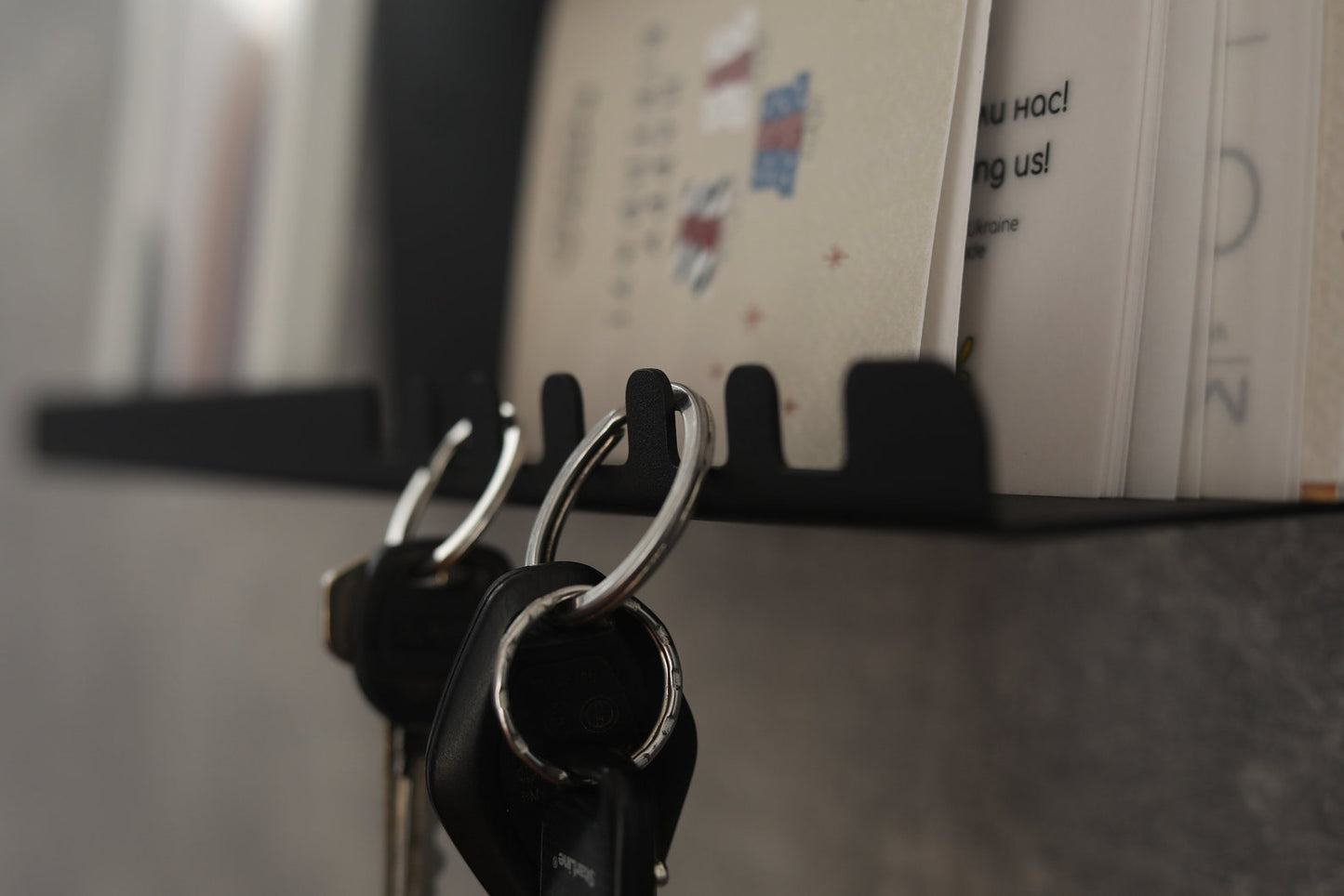 Unique wall mounted keys holder Industrial mail