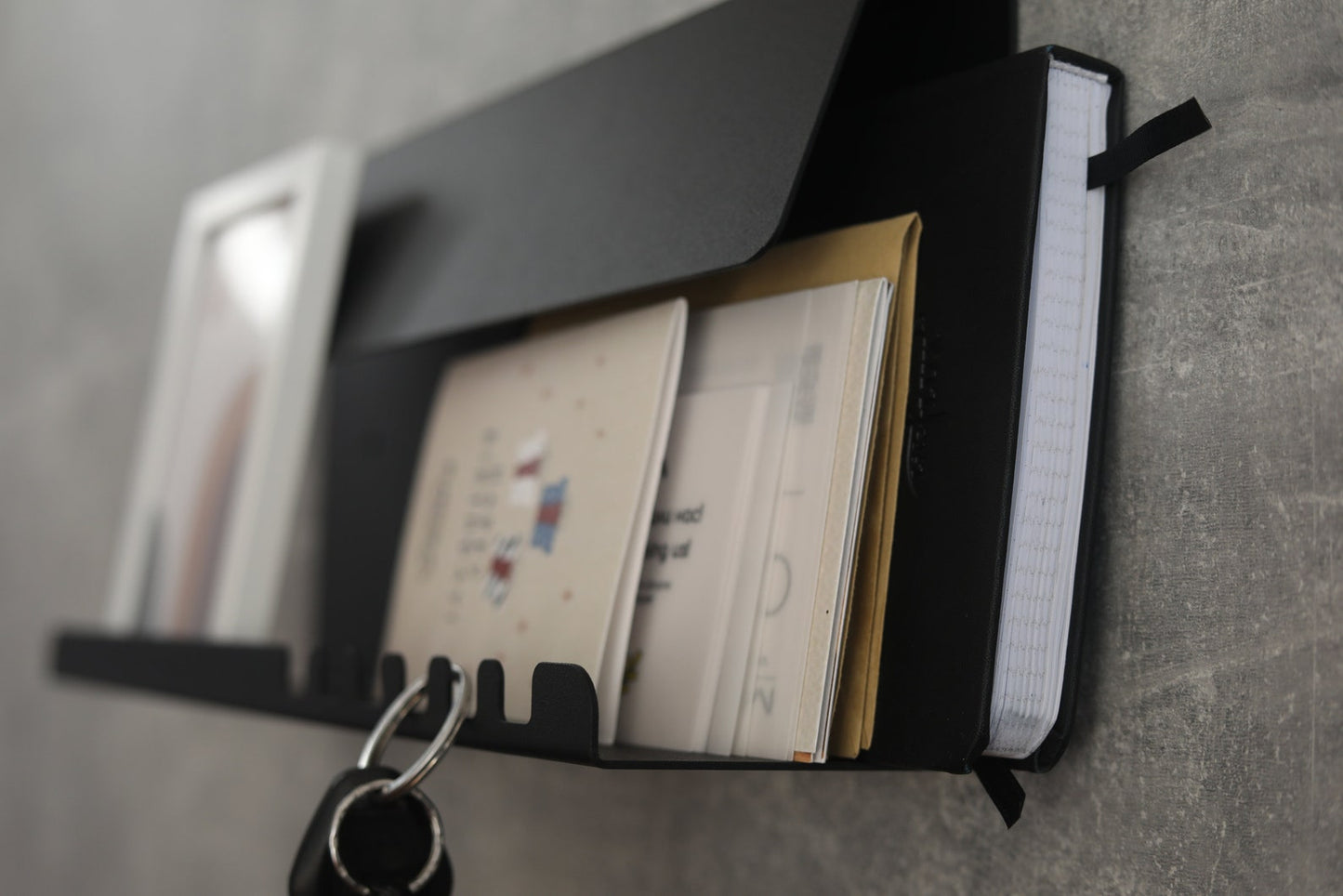 Unique wall mounted keys holder Industrial mail