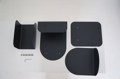 Arc Bedside Table – Coated Steel Edition